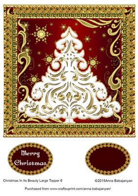 Christmas in Its Beauty Large Topper 6