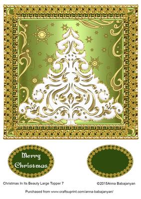 Christmas in Its Beauty Large Topper 7