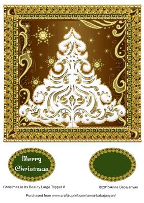 Christmas in Its Beauty Large Topper 8