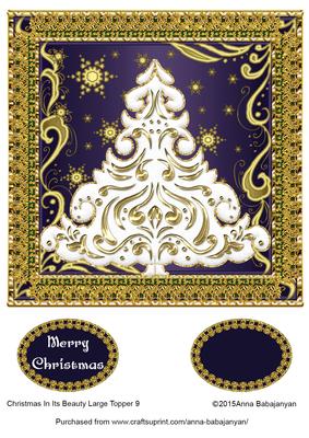 Christmas in Its Beauty Large Topper 9
