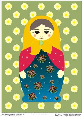 A4 "matryoshka Masha" 4