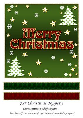 7x7 Christmas Topper 1