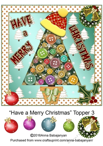 Have a Merry Christmas Topper 3