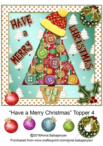 Have a Merry Christmas Topper 4