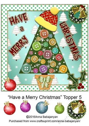 Have a Merry Christmas Topper 5