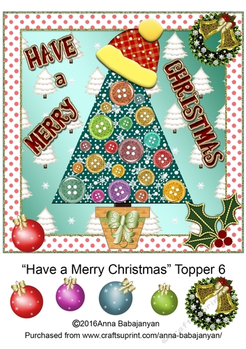 Have a Merry Christmas Topper 6