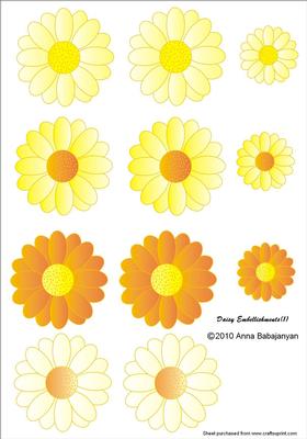 Daisy Embellishments 1