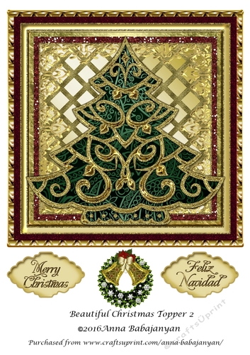 Beautiful Christmas Topper 2