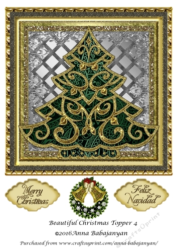 Beautiful Christmas Topper 4