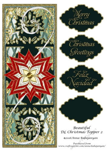 Beautiful DL Christmas Topper 2