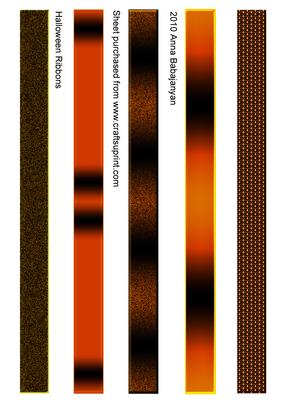 Halloween Ribbons 1