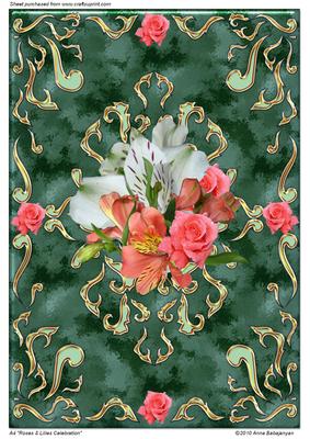 A4 "roses & Lilies Celebration"