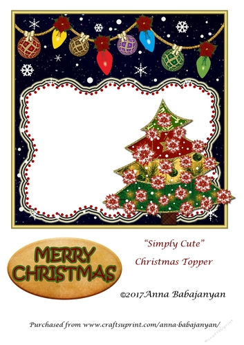 Simply Cute Christmas Topper