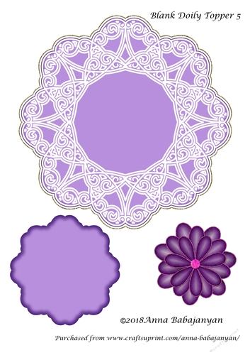 Blank Doily Topper 5