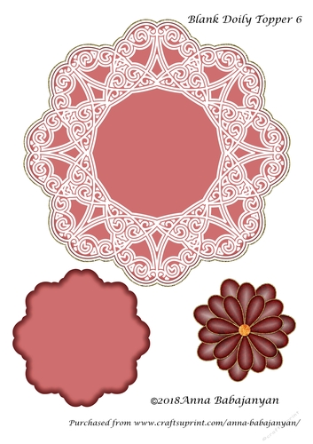 Blank Doily Topper 6