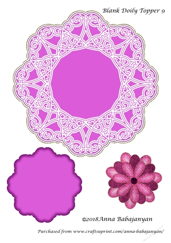 Blank Doily Topper 9
