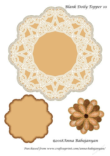 Blank Doily Topper 10