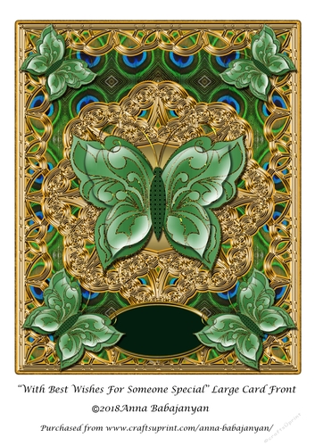 With Best Wishes For Someone Special Large Card Front