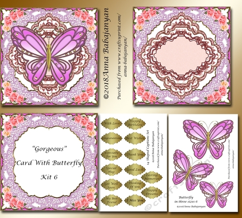 Gorgeous Card With Butterfly Kit 6