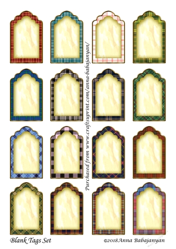 Blank Tags Set