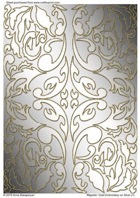 Majestic Gold Embroidery on Silver (1)
