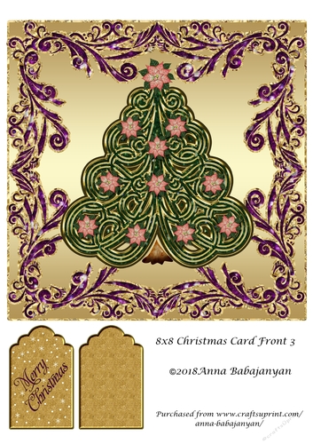 8x8 Christmas Card Front 3