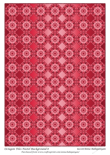 Octagon Tiles Pastel Background 8