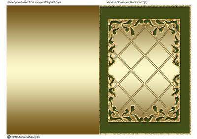 Various Occasions Blank Card (1)