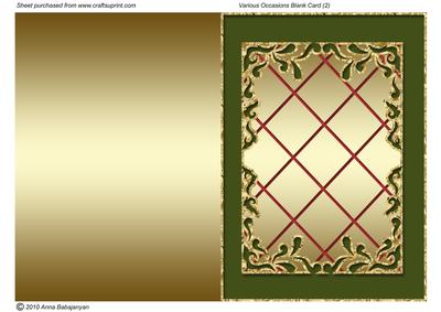 Various Occasions Blank Card (2)