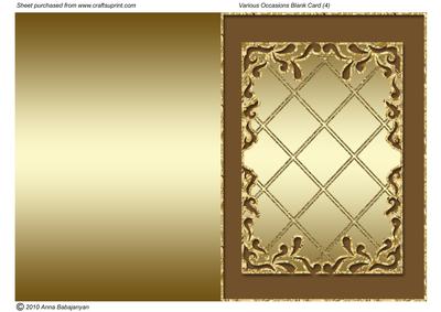 Various Occasions Blank Card (4)