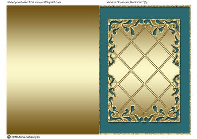 Various Occasions Blank Card (5)