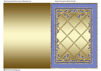 Various Occasions Blank Card (9)