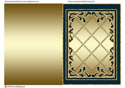 Various Occasions Blank Card (10)