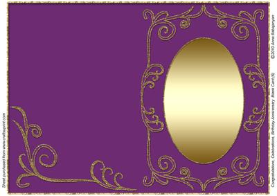 Congratulations Birthday Anniversary Blank Card 6