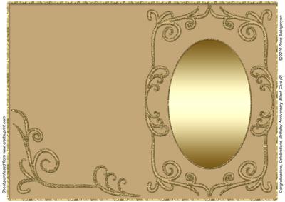 Congratulations Birthday Anniversary Blank Card 9