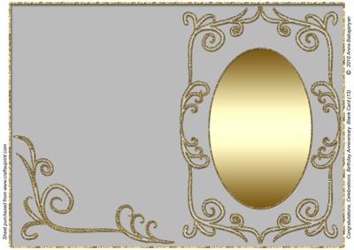 Congratulations Birthday Anniversary Blank Card 13