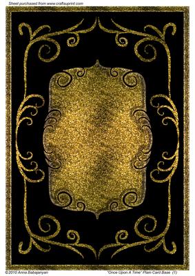 Once Upon a Time Plain Card Base 1