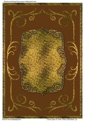 Once Upon a Time Plain Card Base 2