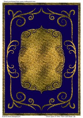 Once Upon a Time Plain Card Base 6