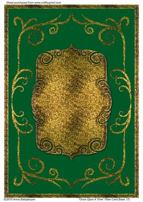 Once Upon a Time Plain Card Base 7
