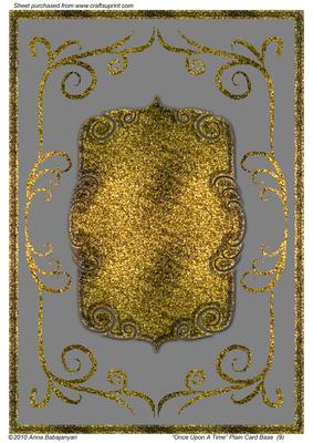 Once Upon a Time Plain Card Base 9