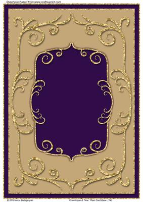 Once Upon a Time Plain Card Base 14