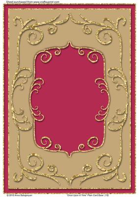Once Upon a Time Plain Card Base 15