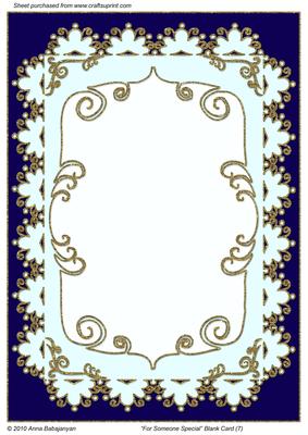 For Someone Special Blank Card 7