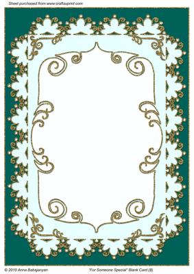 For Someone Special Blank Card 8