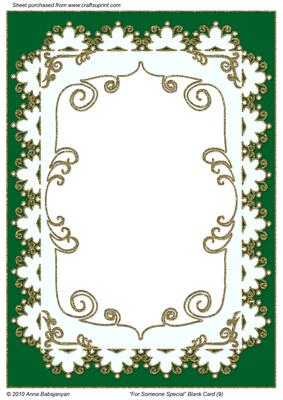 For Someone Special Blank Card 9