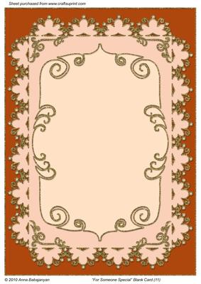 For Someone Special Blank Card 11