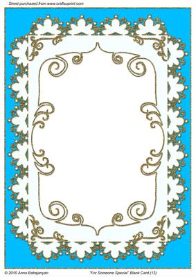 For Someone Special Blank Card 12
