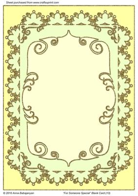 For Someone Special Blank Card 13