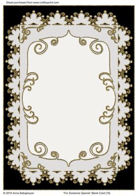 For Someone Special Blank Card 15
